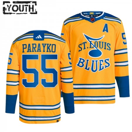 St. Louis Blues tröja Colton Parayko 55 Adidas 2022-23 Gul Reverse Retro 2.0 Authentic - NHL Tröjor Barn St. Louis Blues tröja Colton Parayko 55 Adidas 2022-23 Gul Reverse Retro 2.0 Authentic - NHL Tröjor Barn